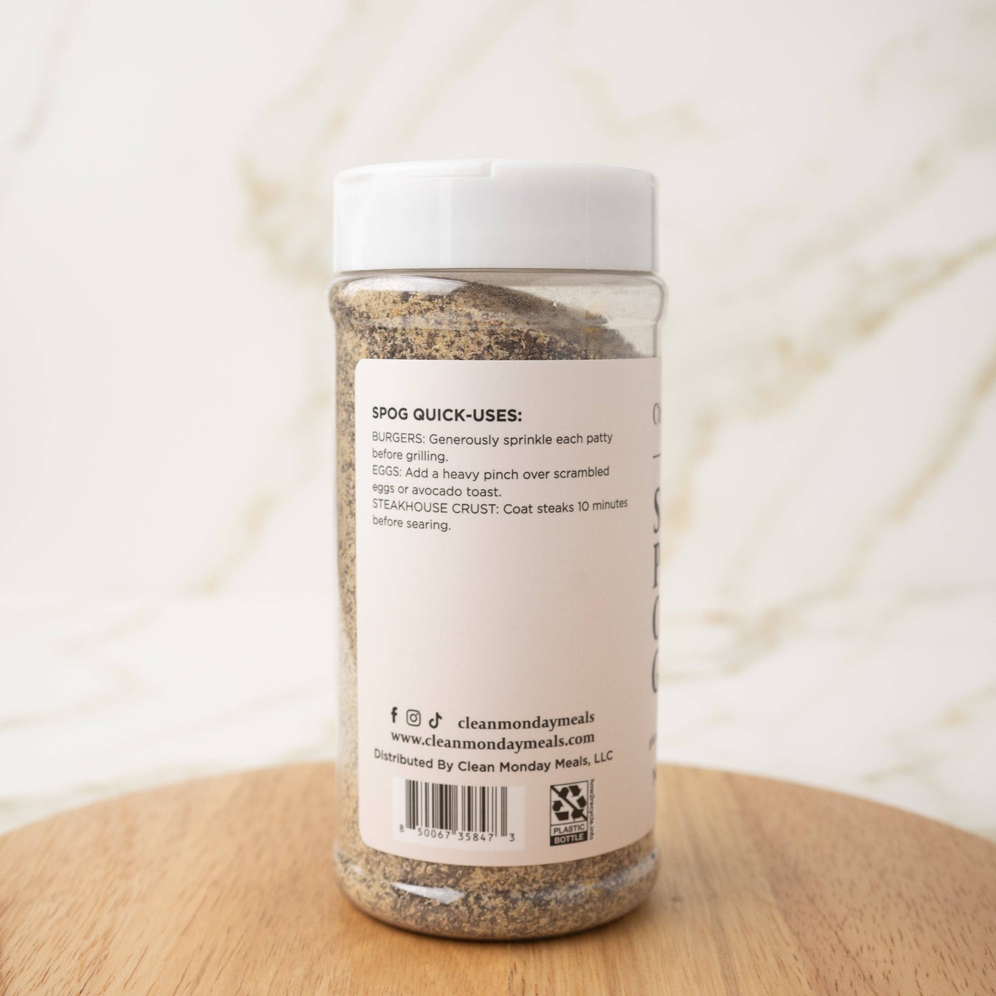Salt+, Pepper, Onion, Garlic (SPOG) Seasoning