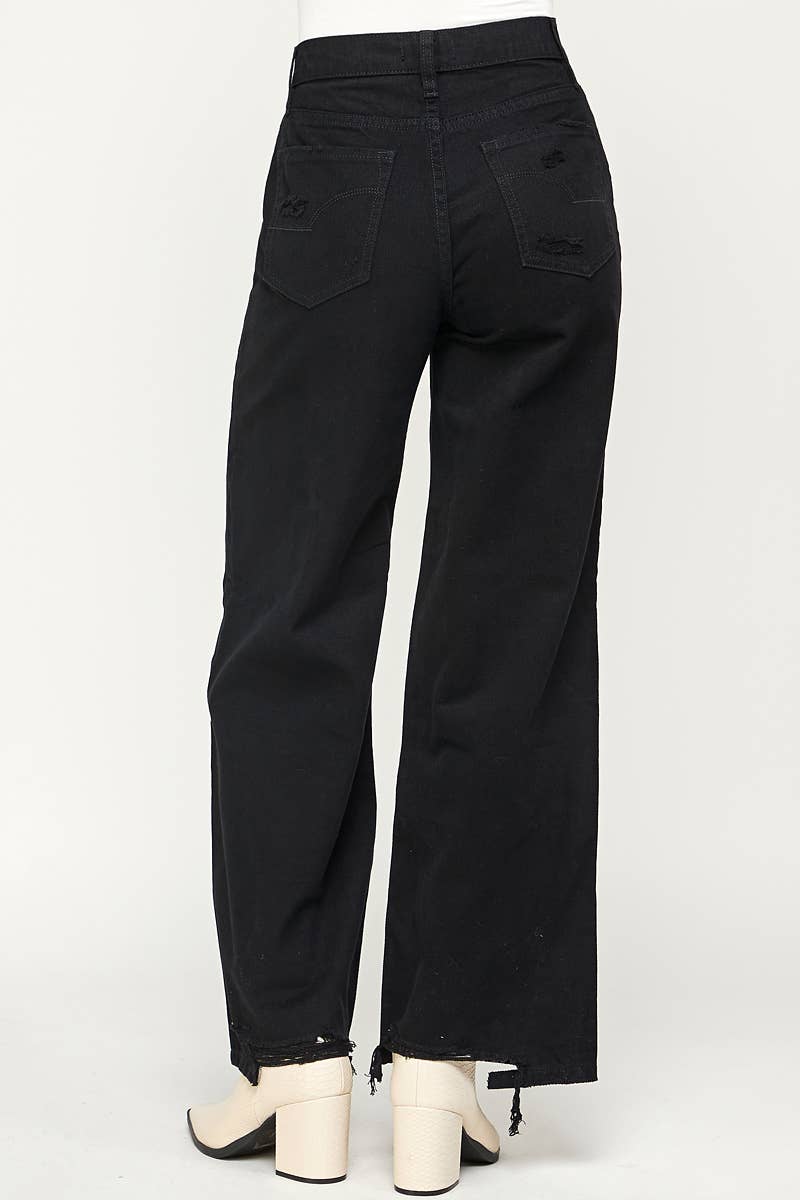 Take a Seat Black Jeans