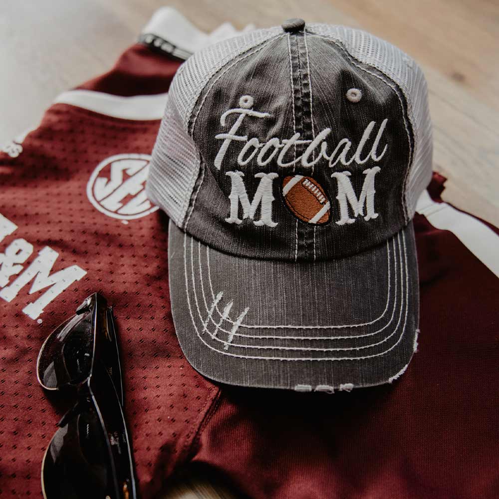 Football Mom Baseball Hats