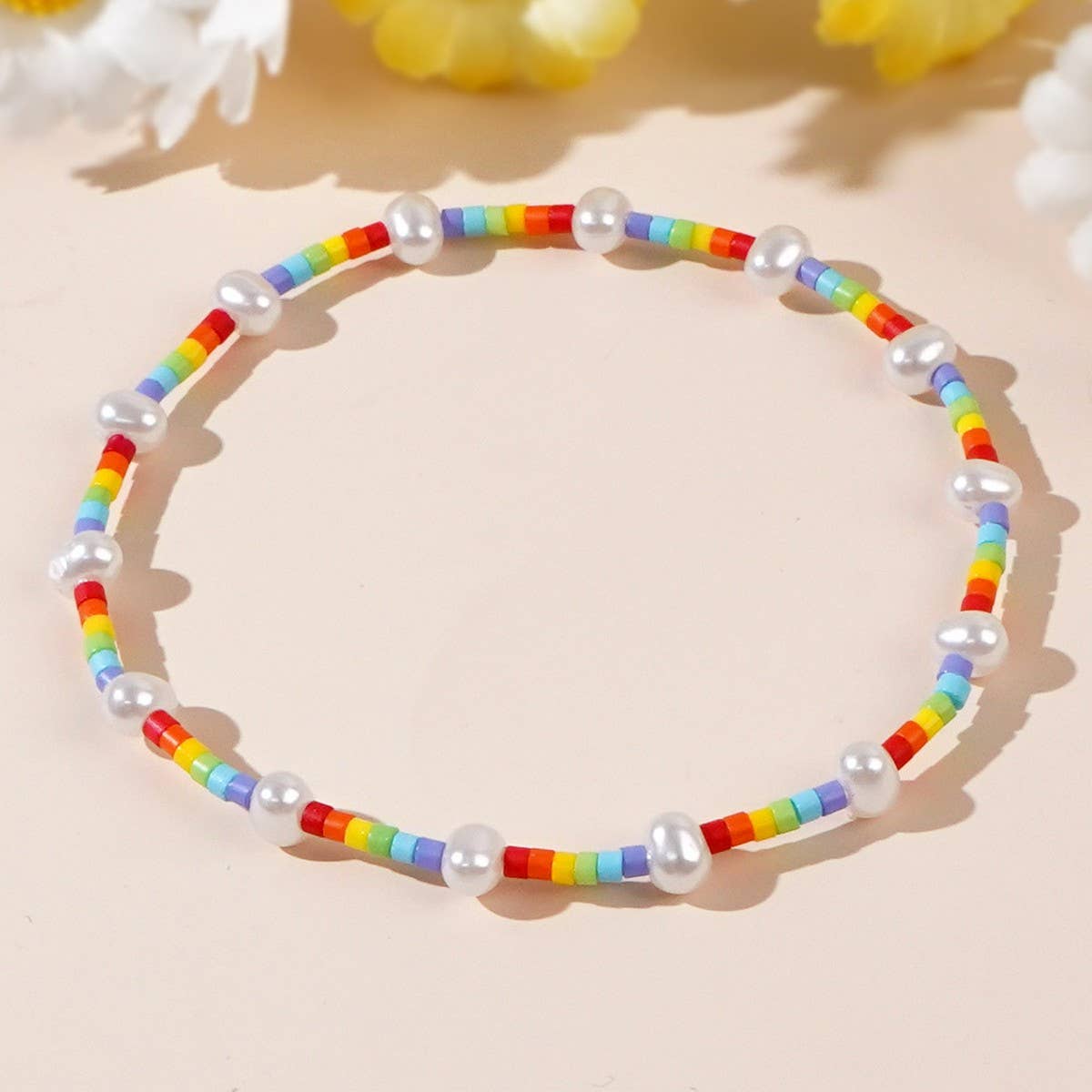 Colorful Cross Bracelet