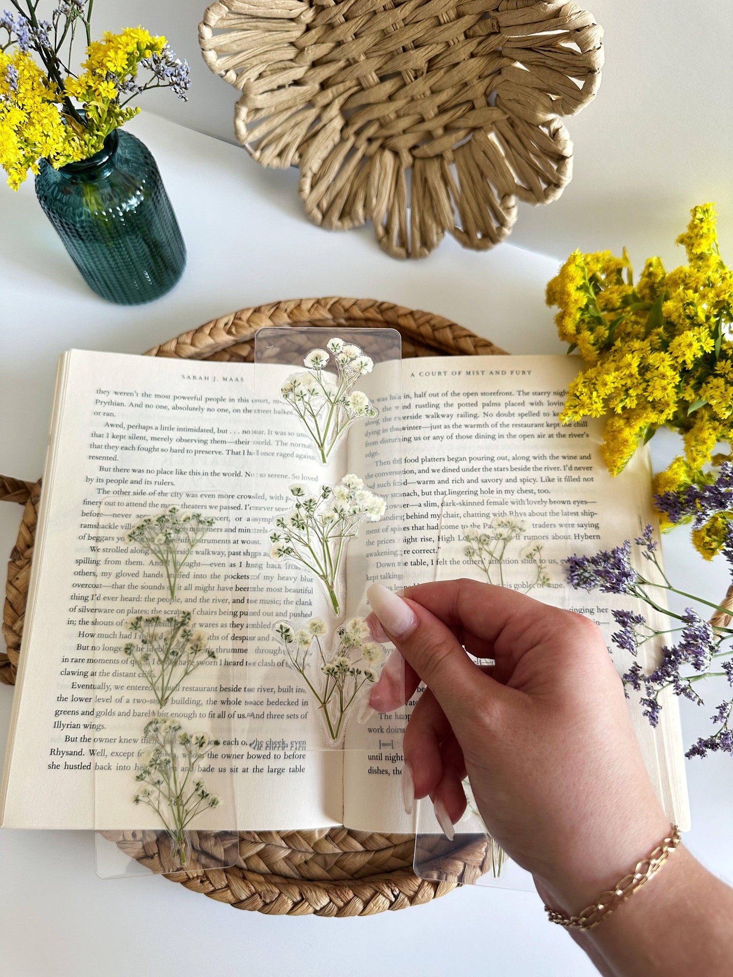 Babies breath bookmark