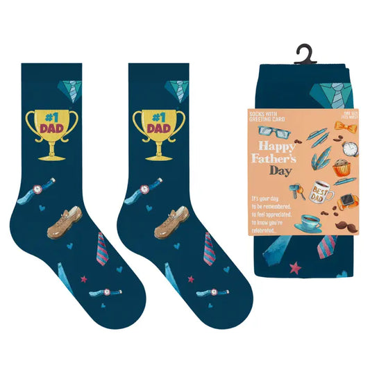 #1 Dad Socks