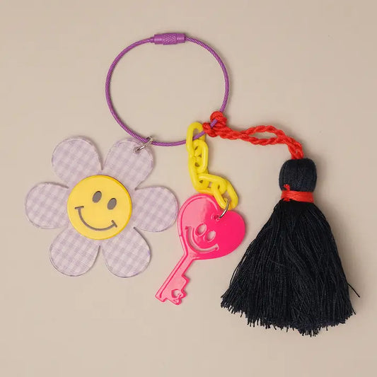 Happy Face Bag Charms