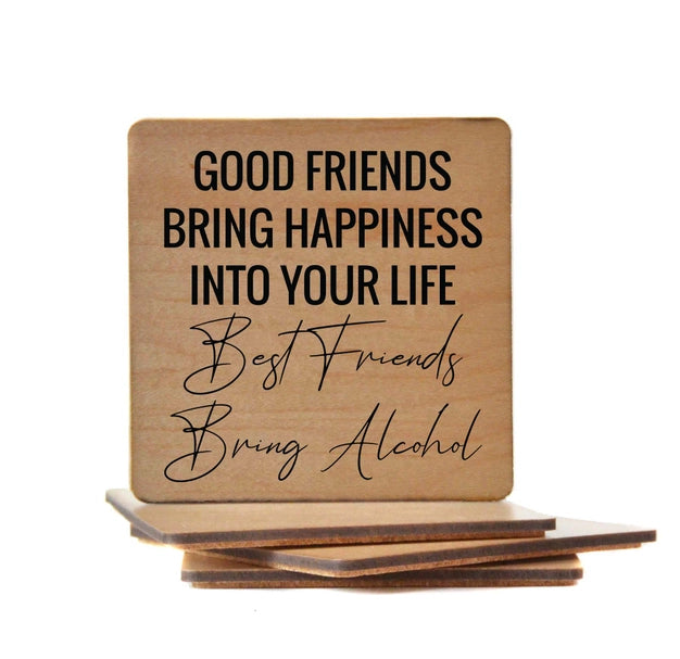 Wood Quirky Coaster