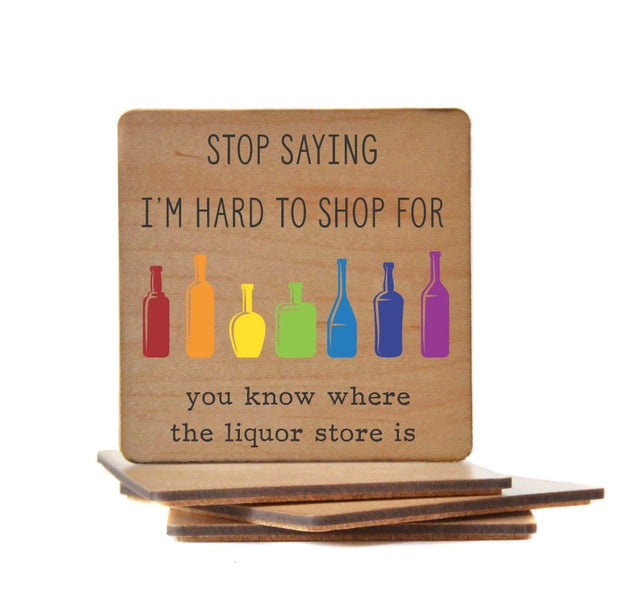 Wood Quirky Coaster