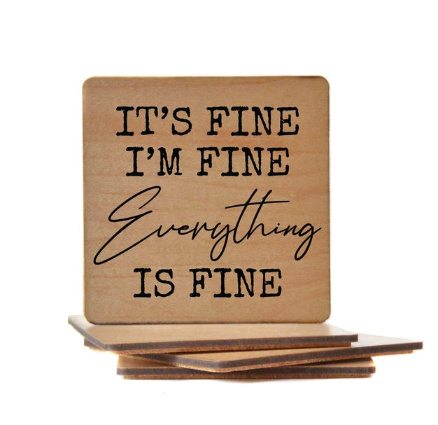 Wood Quirky Coaster