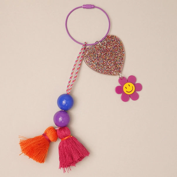 Happy Face Bag Charms