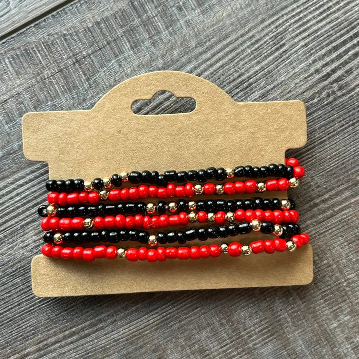 Game Day Bead Bracelets