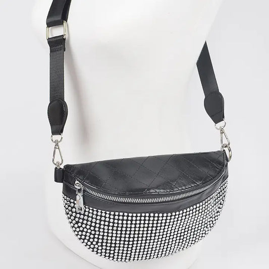 Rhinestone Studded Fanny Pack