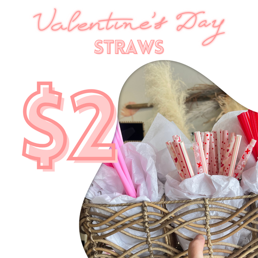 Valentine's Day Straw