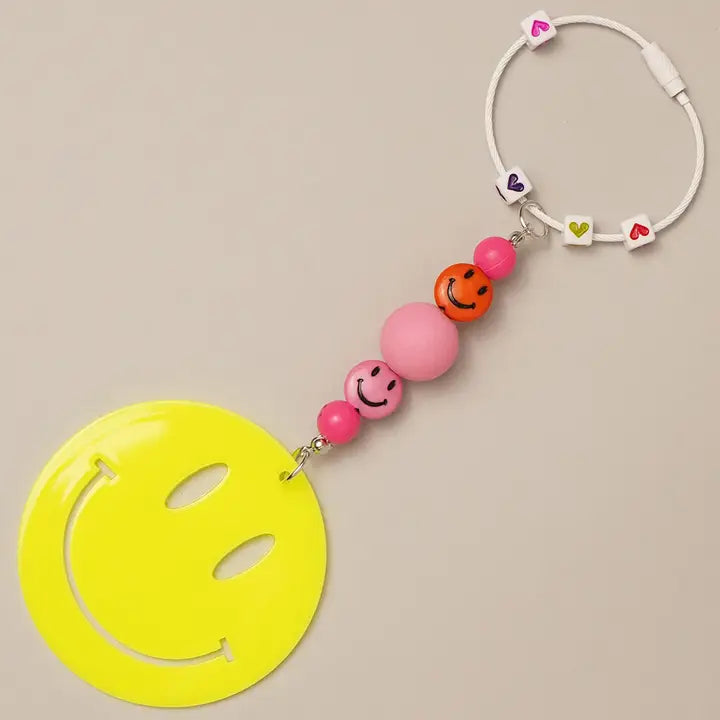 Happy Face Bag Charms