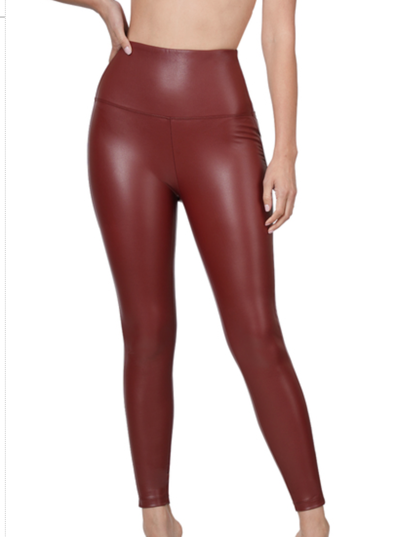 Adding Spice to Your Life Leather Leggings