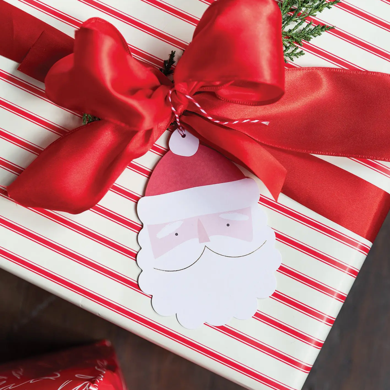 Oversized Santa Tag