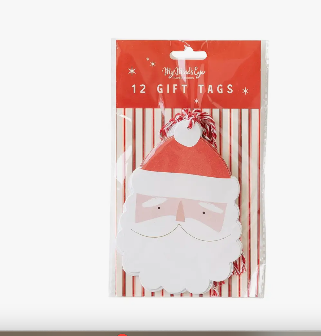 Oversized Santa Tag