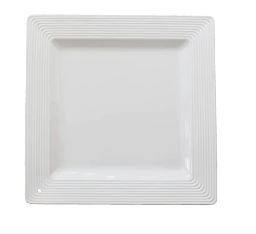 Nora Fleming Pinstripped Square Platter